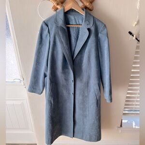Vintage 1970s Suede Belted Coat